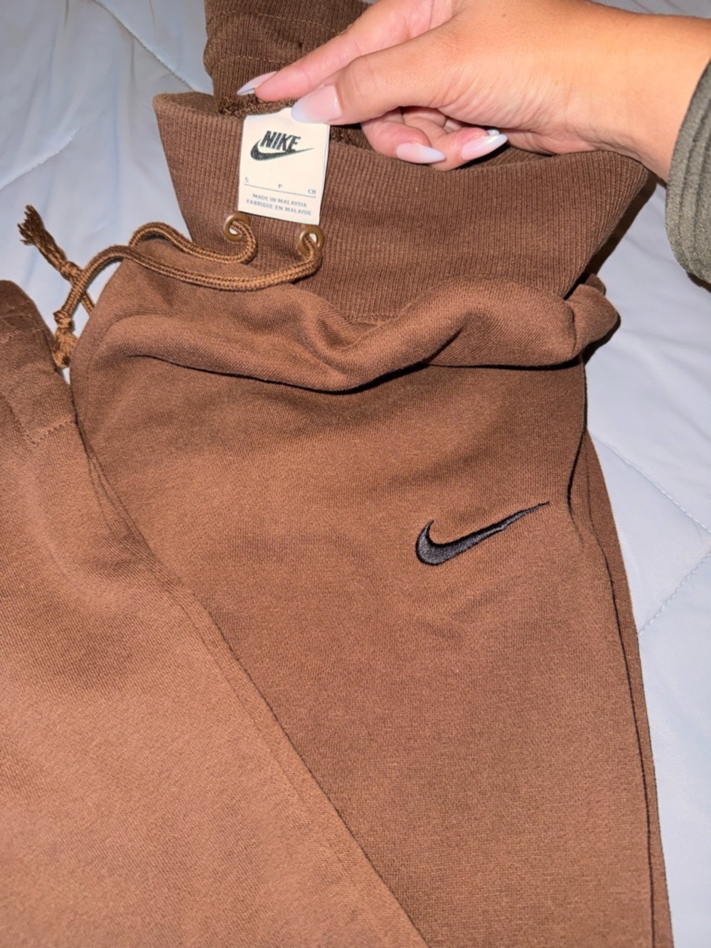 Nike Sportswear Phoenix Brown High Rise Sweatpants Brown Size S/M
